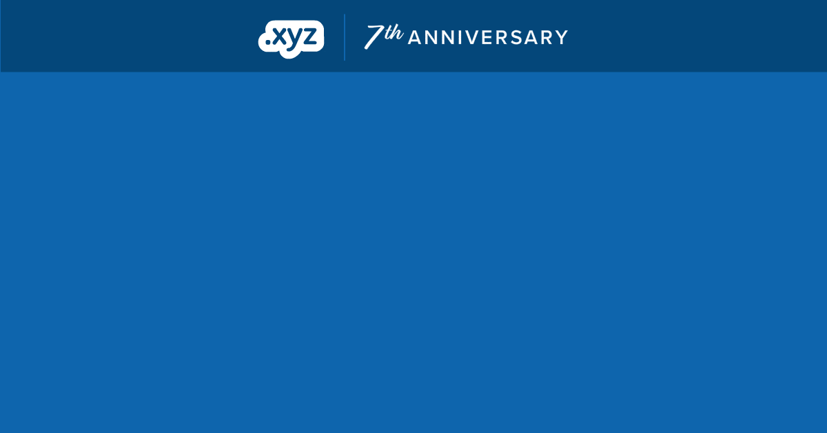 .xyz is 7!