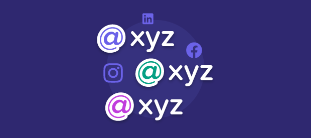 Tip 2. Secure matching social media handles