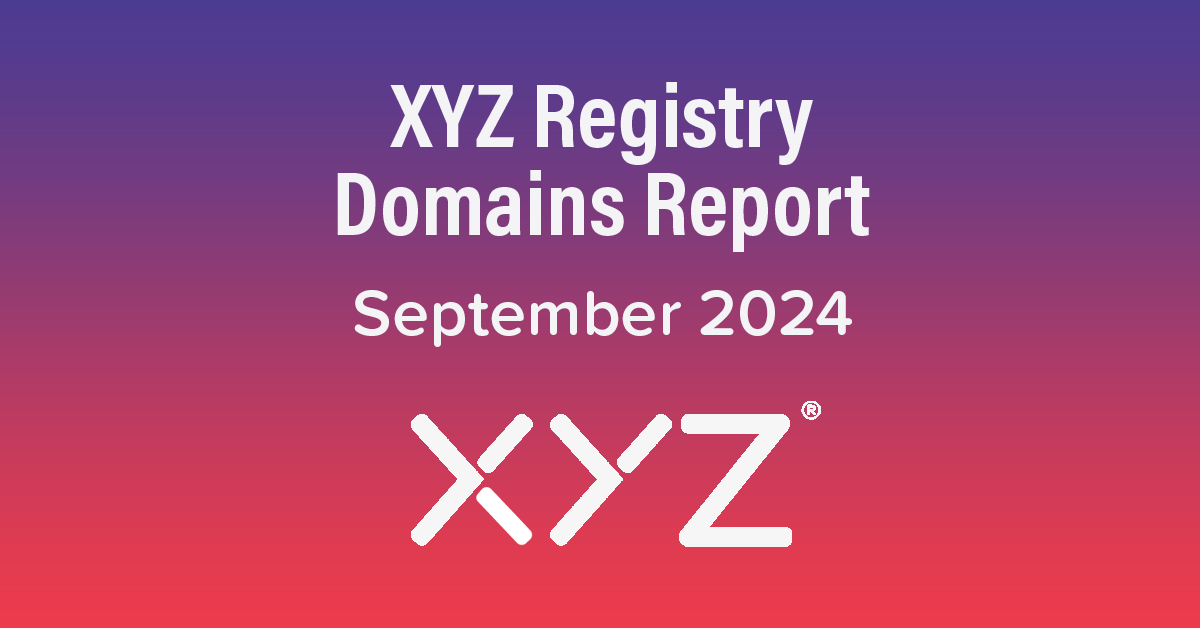 XYZ Registry Domains Report - September 2024